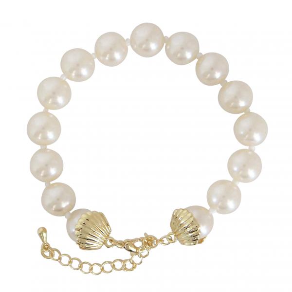 Scallop Pearl Bracelet