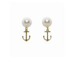 Drop Anchor Pearl Studs