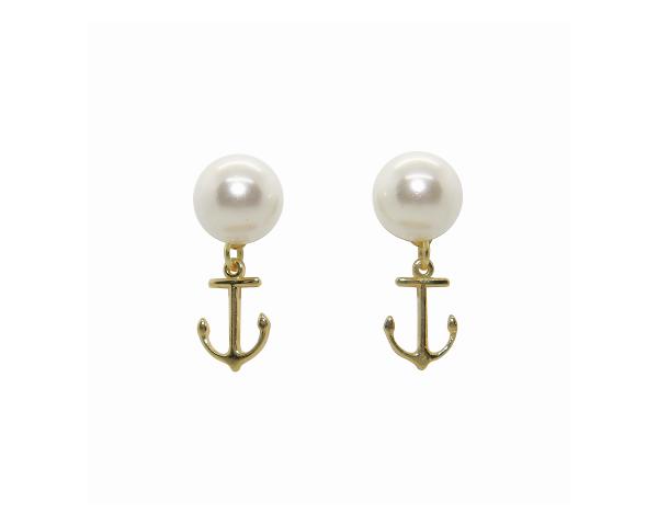 Drop Anchor Pearl Studs picture