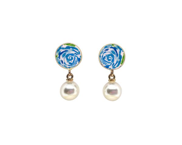 Lilly Pulitzer Inspired Studs - First Impression
