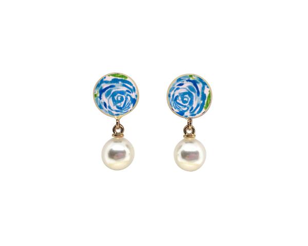 Lilly Pulitzer Inspired Studs - First Impression picture