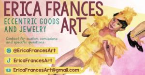 Erica Frances Art/Eat My Shorts logo