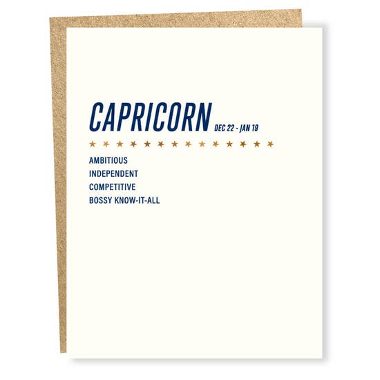 Capricorn Card