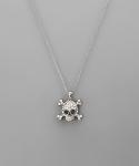 Pave Gasparilla Skull Necklace