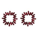 Erin Sunburst Earrings - Red