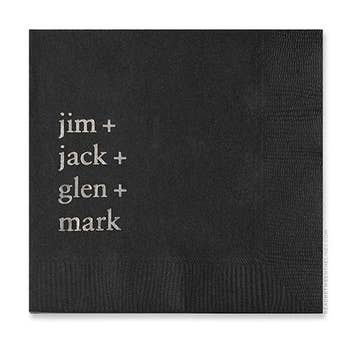 Whiskey Napkins