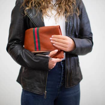 Striped Preppy Clutch picture