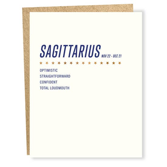 Sagittarius Card picture