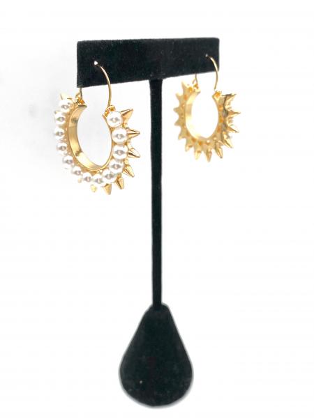 Collins Pearl and Gold Earrings picture