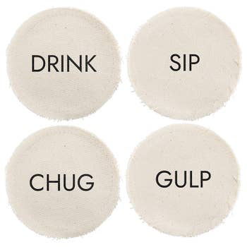 Cocktail Canvas Coasters