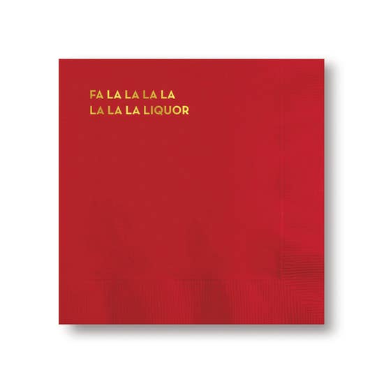 FaLaLaLa Liquor Cocktai Napkins picture