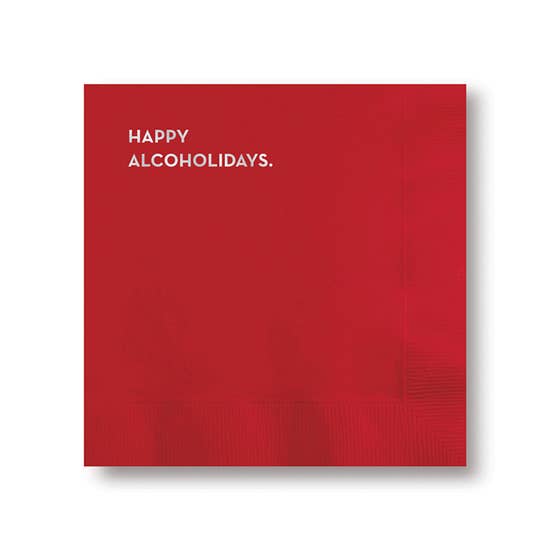 Happy Alcoholidays Cocktail Napkins