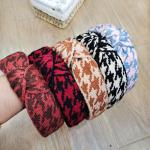 Knit Houndstooth Headband