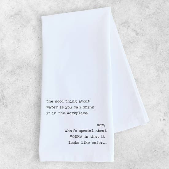 Special About Vodka Tea Towel