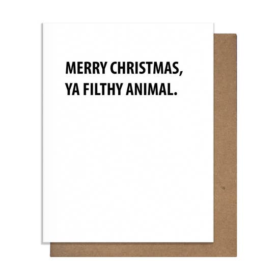 Filthy Animal Card