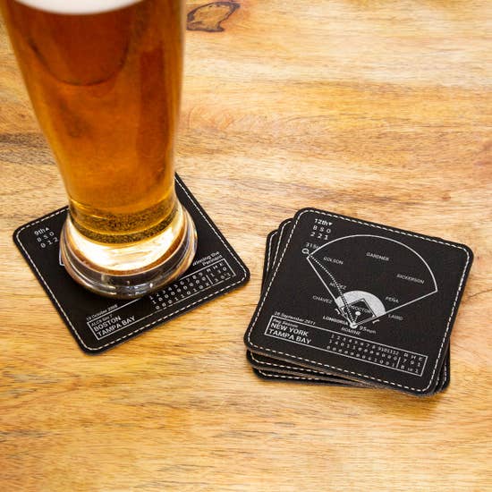 Tampa Bay Rays Leatherette Greatest Plays Coasters picture