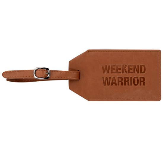 Weekend Warrior Luggage Tag