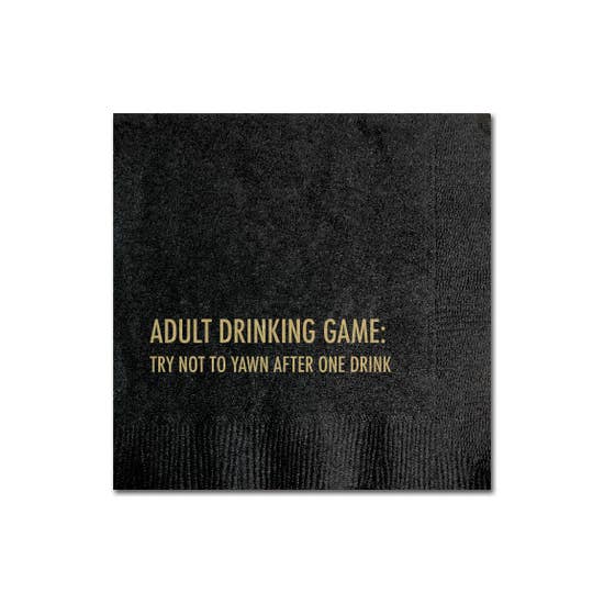 Adult Drinking Game Cocktail Napkins