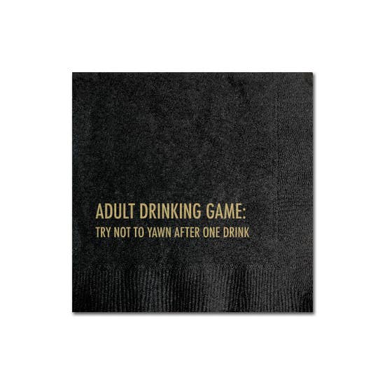 Adult Drinking Game Cocktail Napkins