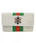 Gucci Inspired Beaded Clutch
