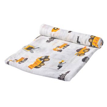 Dumptruck and Digger Swaddle