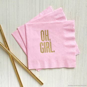 Oh, Girl Napkins picture