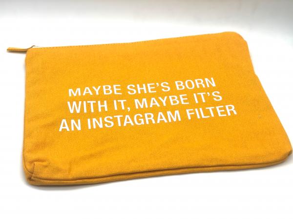 Instagram Filter Large Cosmetic Pouch
