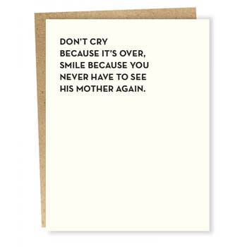 Don't Cry Card