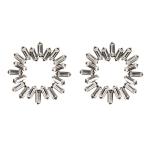 Erin Sunburst Earrings - Clear