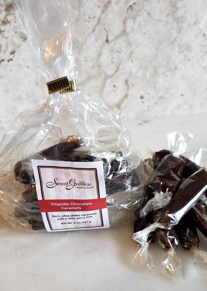 Chipotle Chocolate Caramels - 8 oz bag
