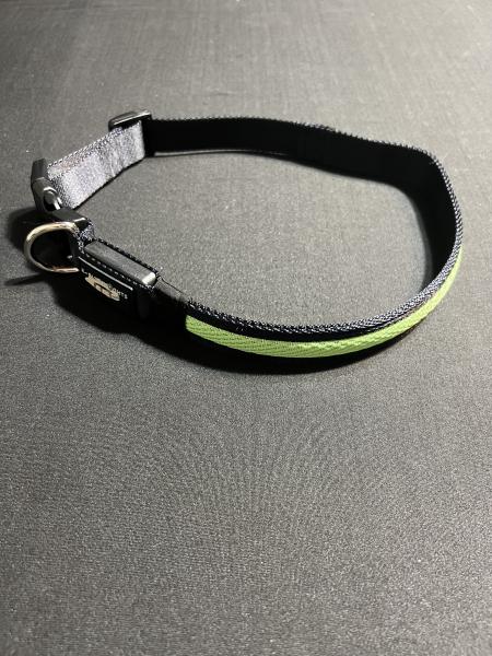 Large/Extra Large Green LED Dog Collar