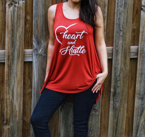 Heart and Hustle Keyhole Tank Top Tunic