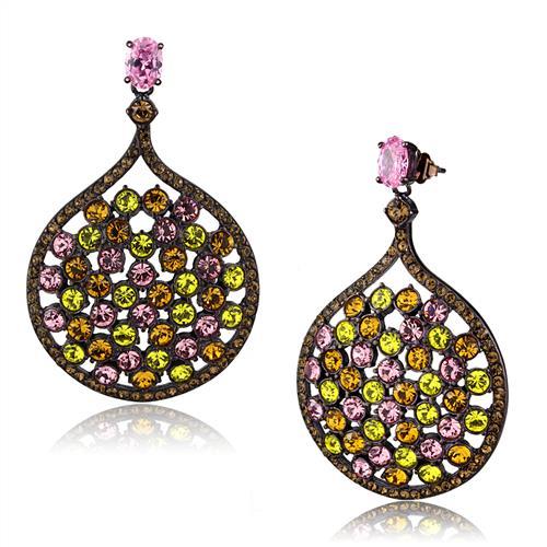 Multi Color Chandelier Earrings picture