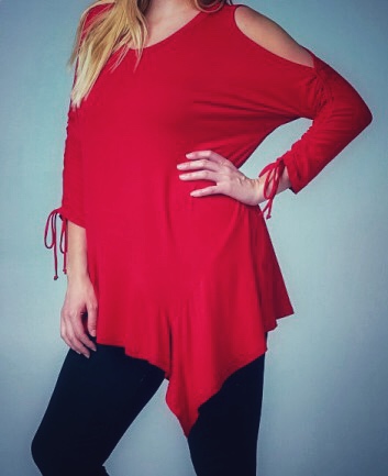 Cold Shoulder Plus Size Top picture