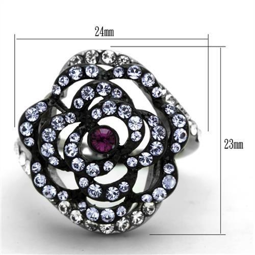 Light Purple Flower Ring Size 8 picture