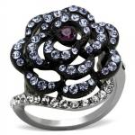 Light Purple Flower Ring Size 8