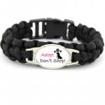 Adopt Don't Shop Paracord Bracelet