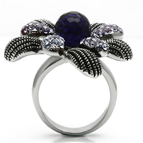 Purple Flower Ring Size 8 picture