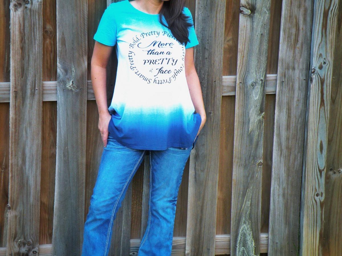 More Than a Pretty Face Tie Dye Shirt picture