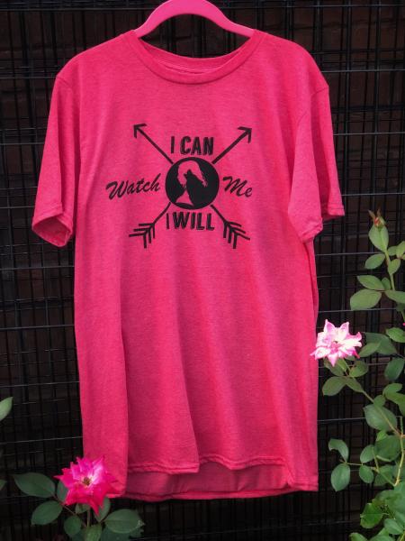 I Can I Will Watch Me Short Sleeve Classic T Shirt