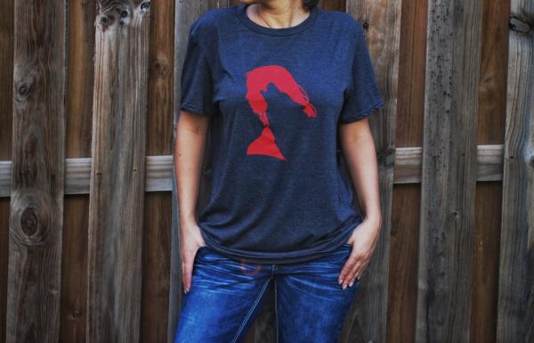 Lady Wolf Logo Short Sleeve Classic T Shirt picture