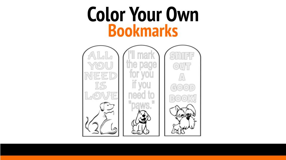 Color Your Own Bookmark picture