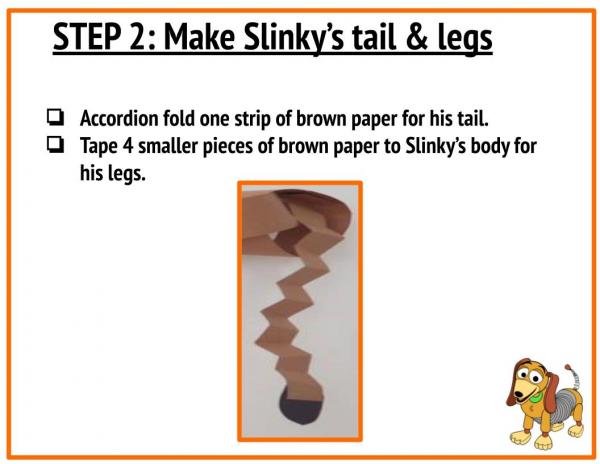 Slinky Dog Art Chain Activity picture