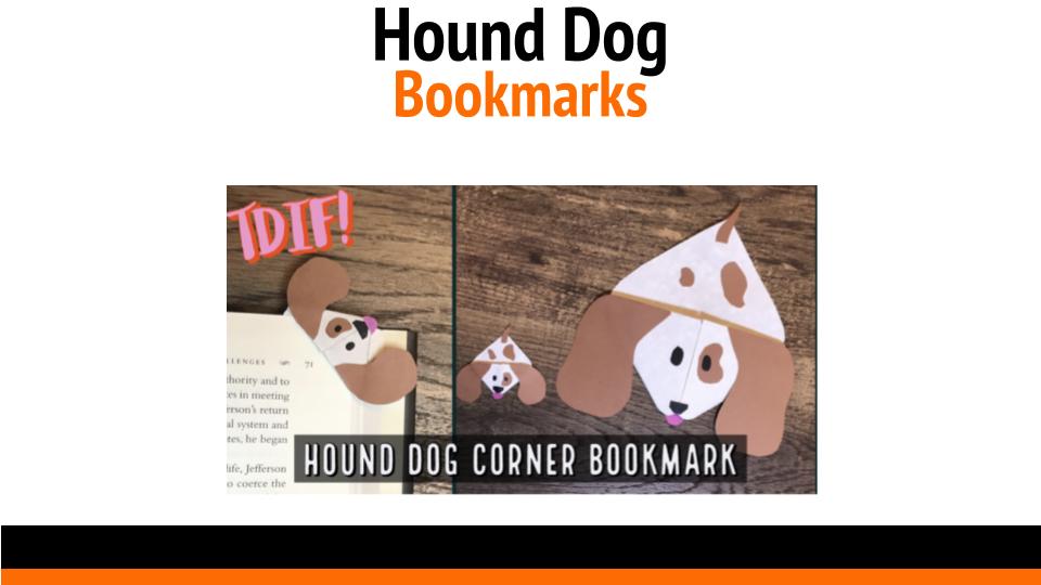 Hound Dog Corner Bookmark