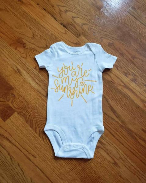 You Are My Sunshine Onesie