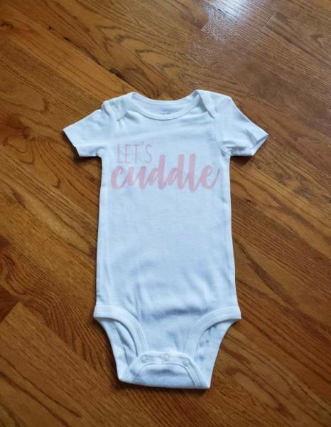 Let's Cuddle Onesie