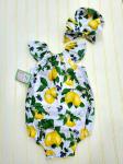 Lemon Romper with Headwrap