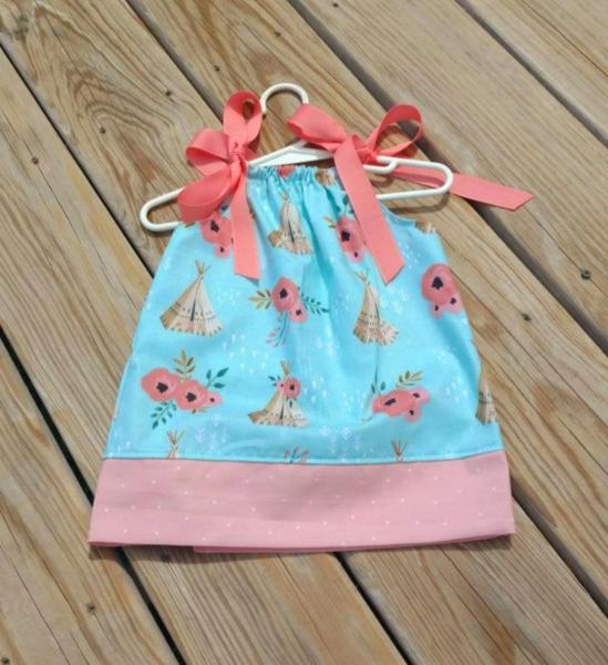 Teepee and Posie Pillowcase Dress picture