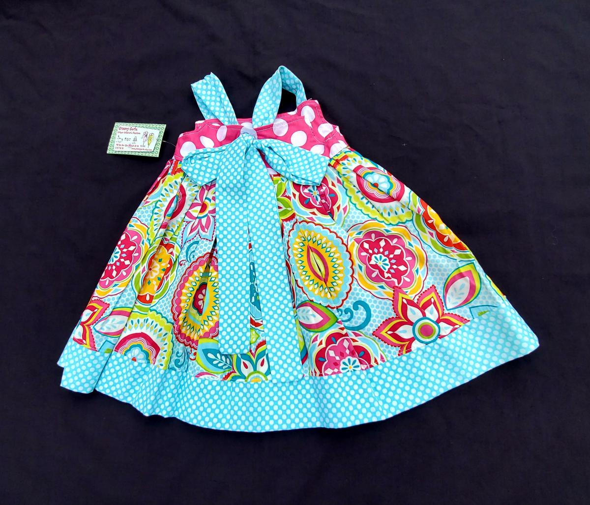 Pinwheels Reverse Knot Dress picture