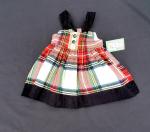 Red/Black Plaid Flannel Reverse Knot Dress